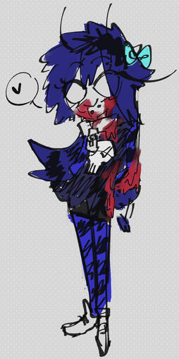 Bubi, a little demon girl